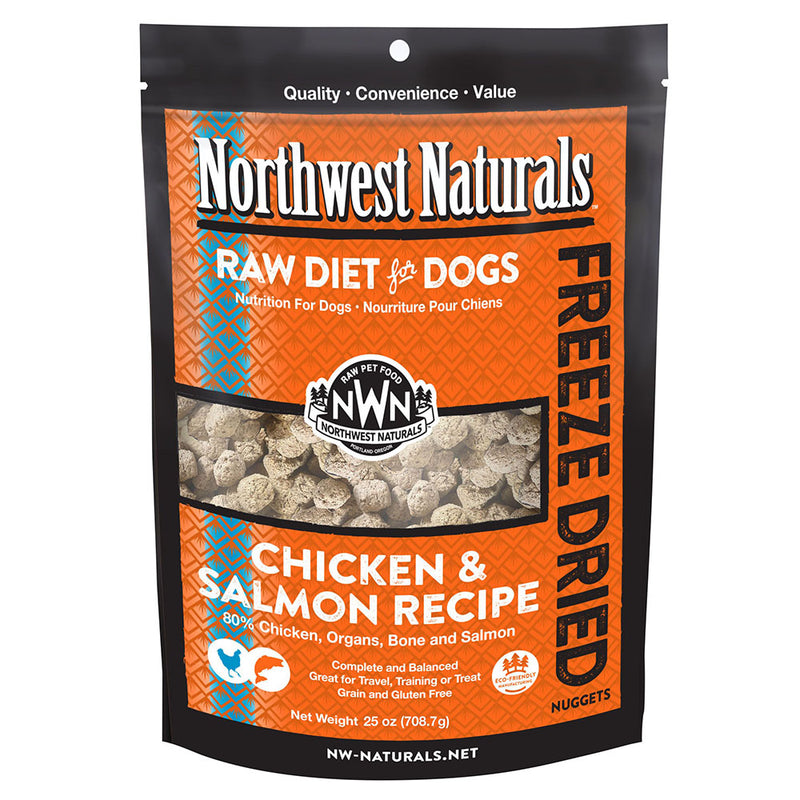 Northwest Naturals Dog Chicken & Salmon Freeze Dried Nuggets 25oz