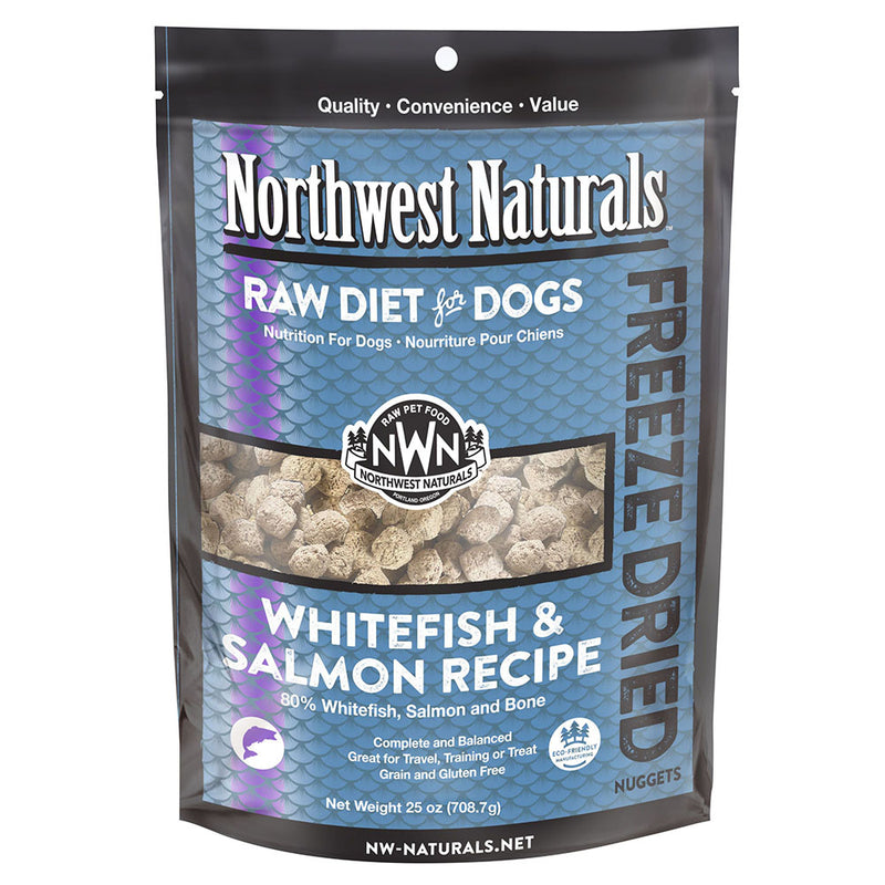 Northwest Naturals Dog Whitefish & Salmon Freeze Dried Nuggets 25oz
