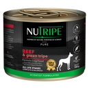 Nutripe Dog Gum & Grain Free Pure Beef & Green Tripe 185g