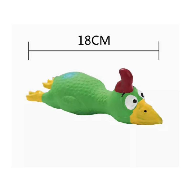 Ohmypet Latex Squeak Toy - Screaming Chicken