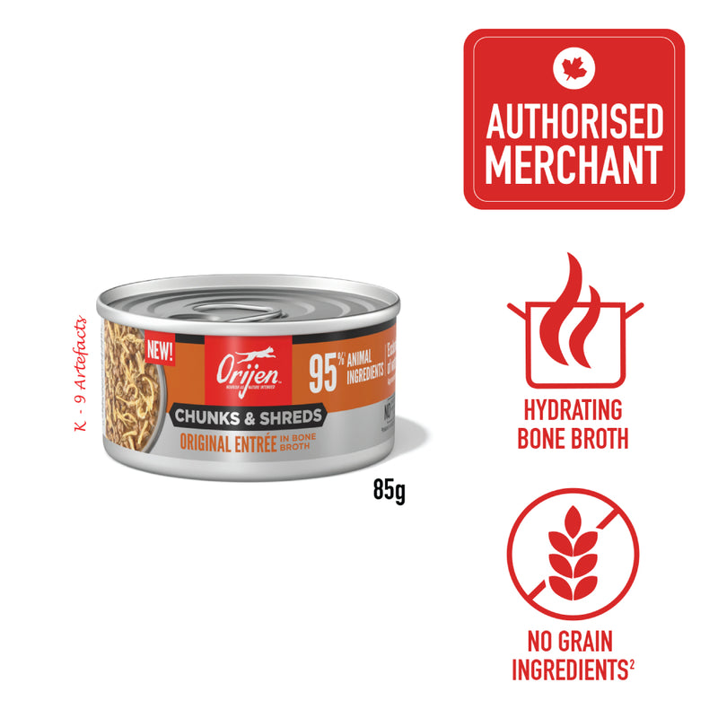 Orijen Cat Chunks & Shreds Original Entree 85g
