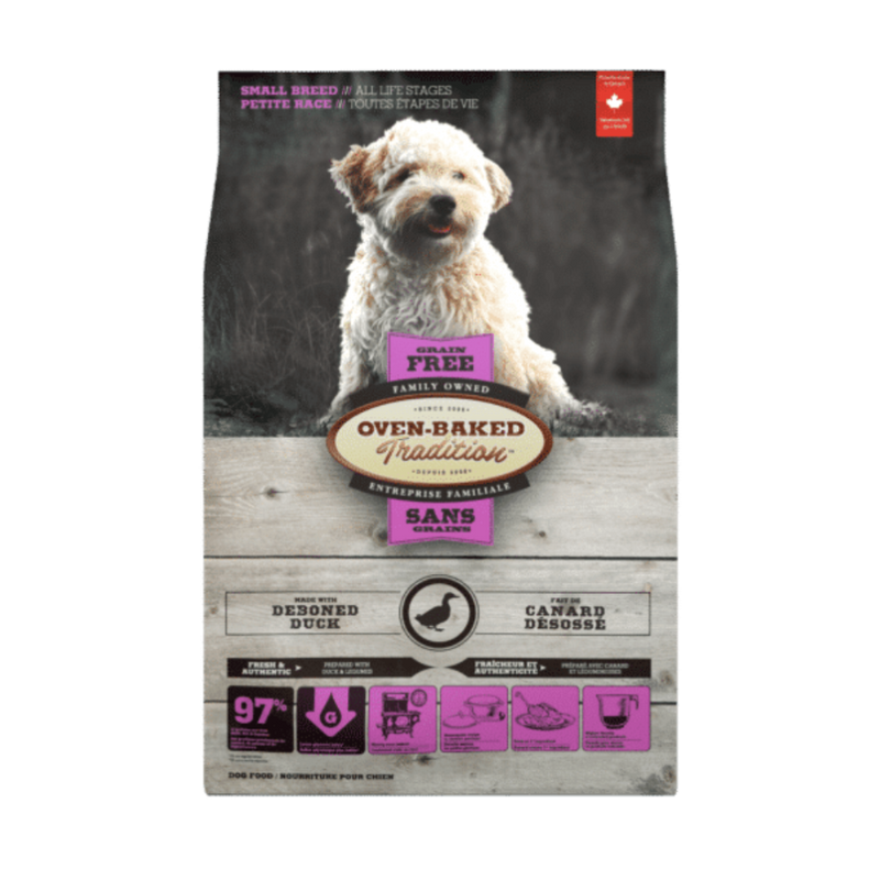 Oven Baked Tradition Dog All Life Stages Grain-Free Duck Small Bites 5lb