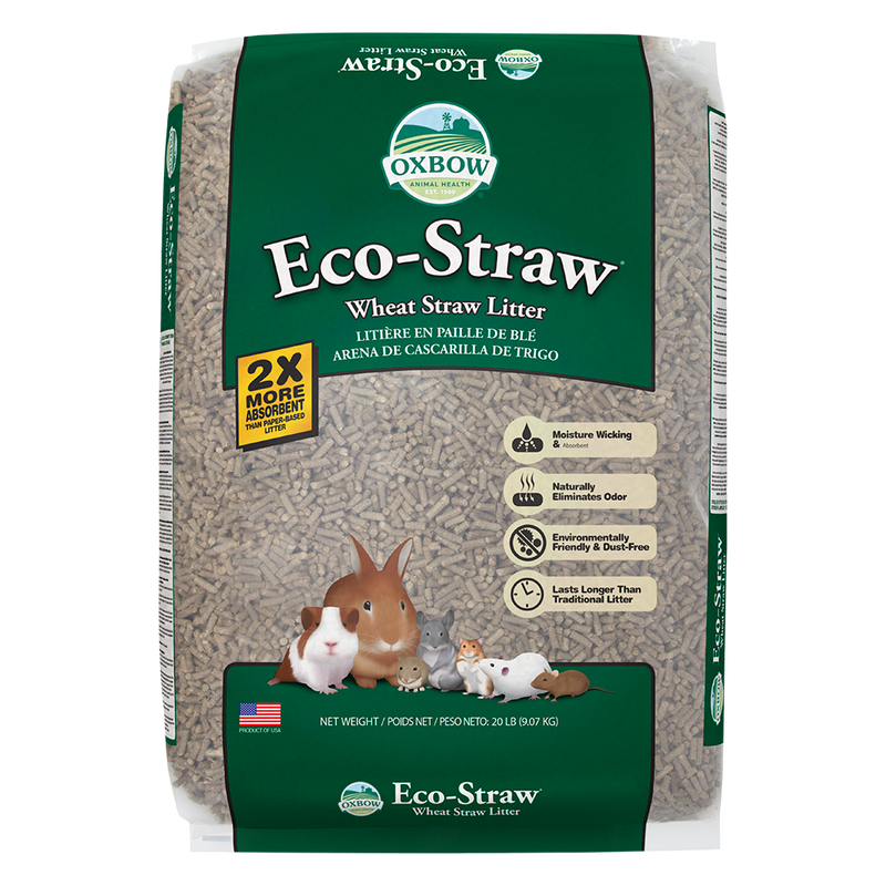 Oxbow Eco-Straw Litter for Small Animals 20lb