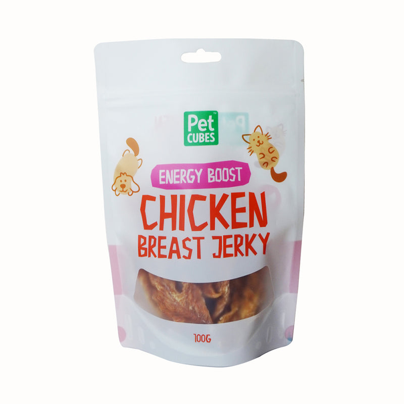 PetCubes Dogs & Cats Natural Treats Chicken Breast 100g
