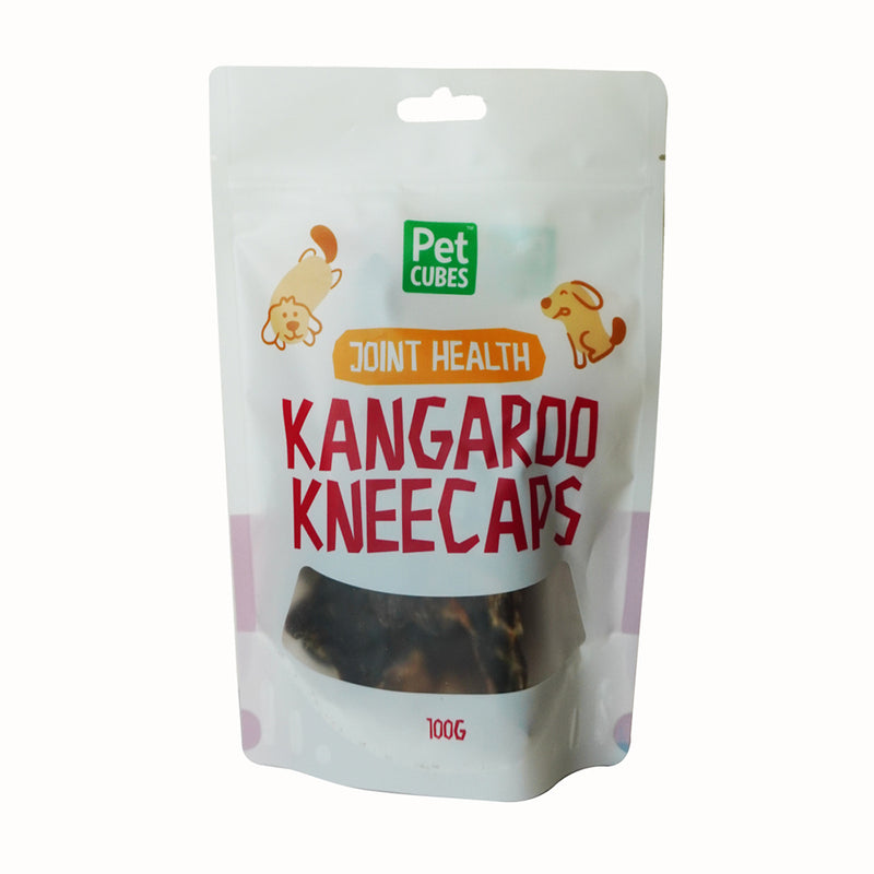 PetCubes Dogs & Cats Natural Treats Kangaroo Kneecaps 100g