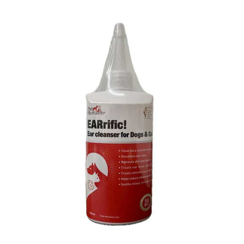 Pet Horizon Earrific Ear Cleanser For Dogs n Cats 140ml