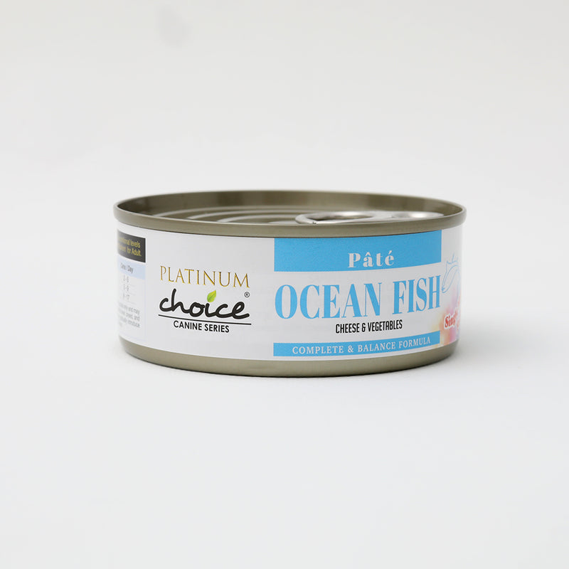 Platinum Choice Canine Pate Ocean Fish, Cheese & Vegetables 125g