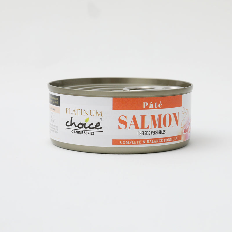 Platinum Choice Canine Pate Salmon, Cheese & Vegetables 125g