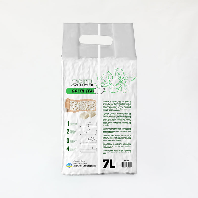 Platinum Choice Tofu Cat Litter Green Tea 7L