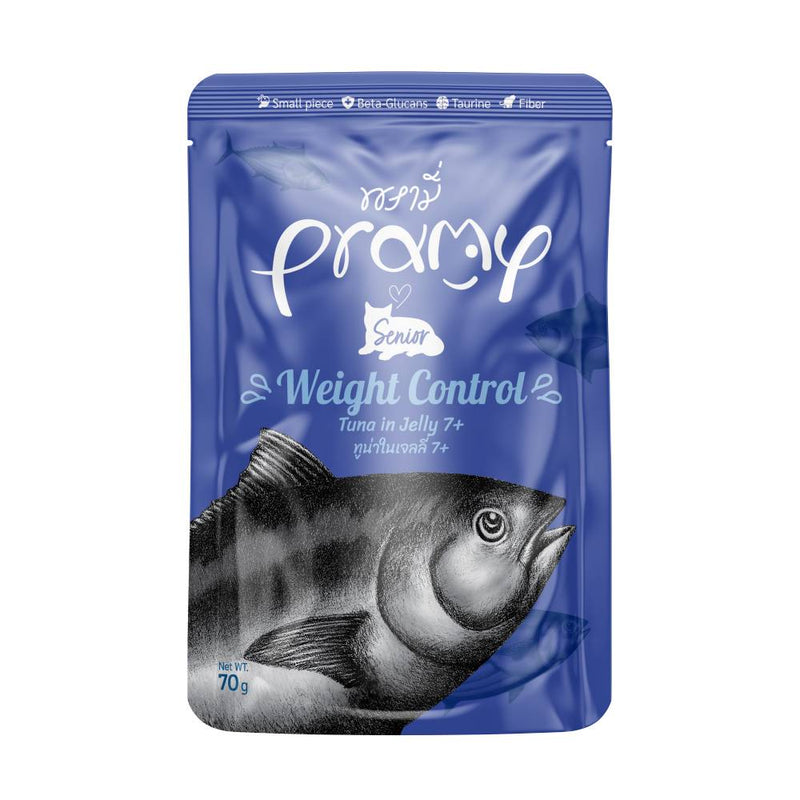 Pramy Cat Senior 7+ Weight Control Tuna in Jelly 70g