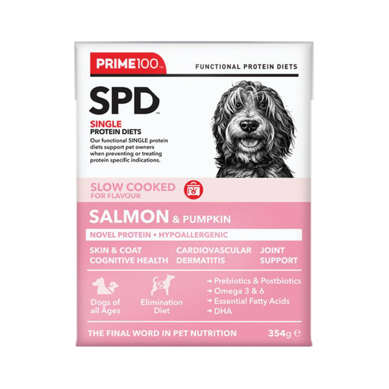 Prime100 Dog SPD - Slow Cooked Salmon & Pumpkin 354g
