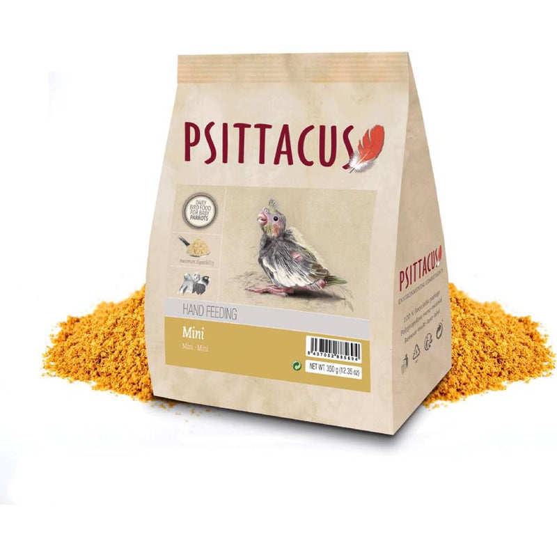 Psittacus Hand Feeding Daily Bird Food for Baby Parrots Mini 350g