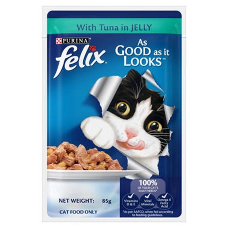 Purina Cat Felix Tuna in Jelly 85g