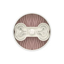 Puzzle Feeder Broken Wave Enrichment Slow Feeder Bowl for Dog Pink M/L