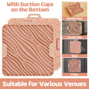 Puzzle Feeder Flex Enrichment Slow Feeder Mat for Dog Pink