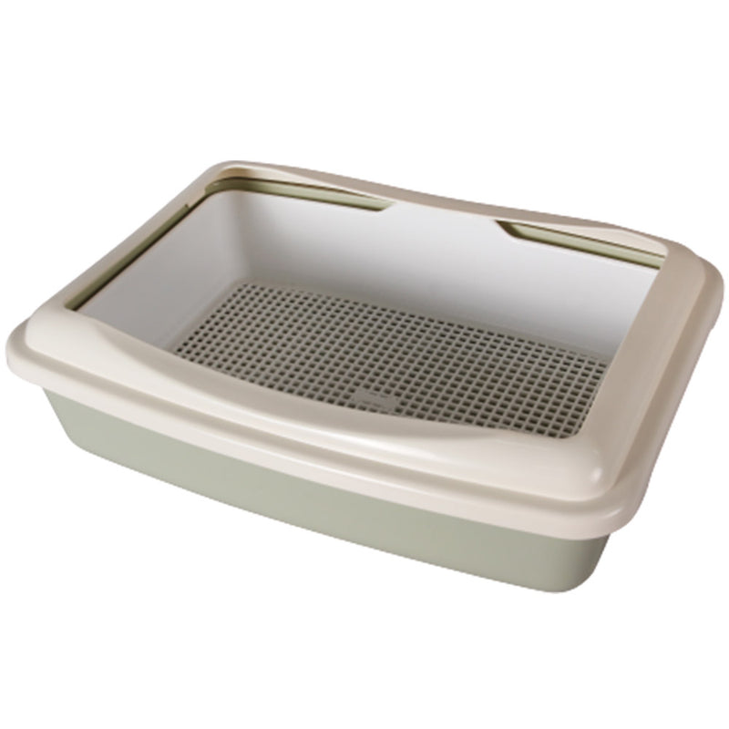 Rectangle Cat Litter Box with Gridding without Scoop (P970)