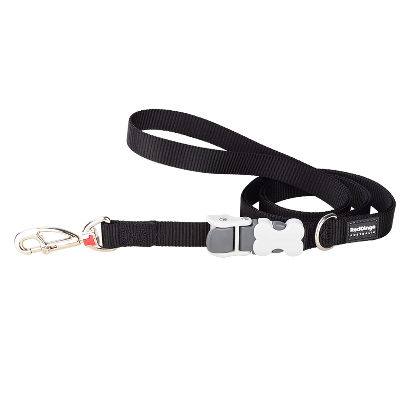 Red Dingo Dog Super Lead Classic Black S