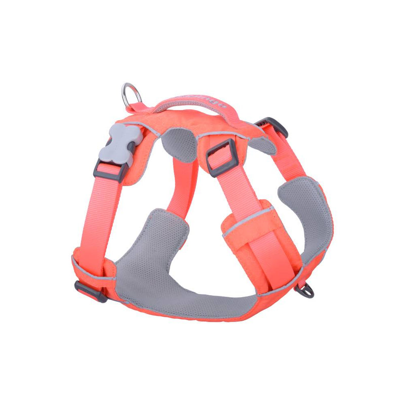 Red Dingo Sport Harness Hi-Vis Peach L