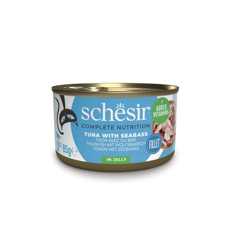 Schesir Cat Complete Nutrition Tuna with Seabass in Jelly 85g