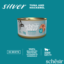 Schesir Cat Silver Tuna And Mackerel 70g