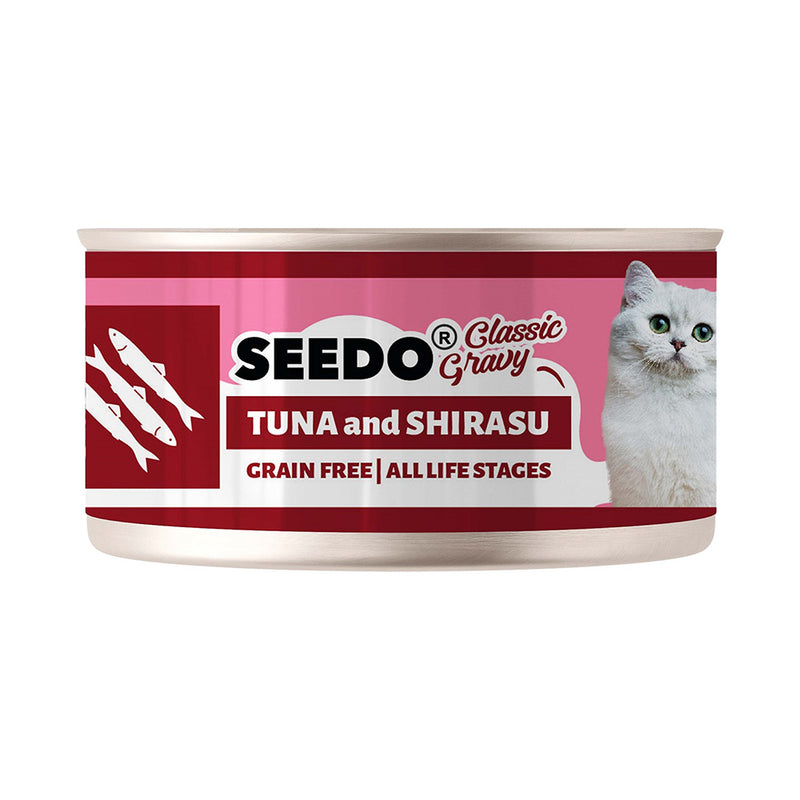 Seedo Cat Classic Gravy Grain-Free Tuna & Shirasu 70g