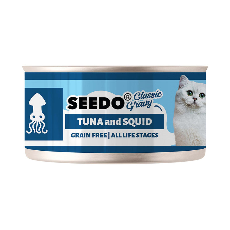 Seedo Cat Classic Gravy Grain-Free Tuna & Squid 70g