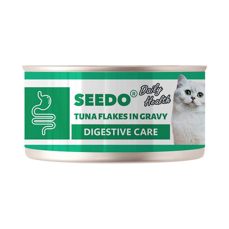 Seedo Cat Daily Health Digestive Care Tuna Flakes in Gravy 70g