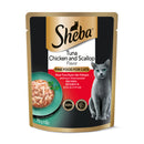 Sheba Pouch Cat Tuna, Chicken & Scallop 70g