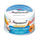 Signature7 Cat Can Nourish Fruits Mackerel with Papaya 80g