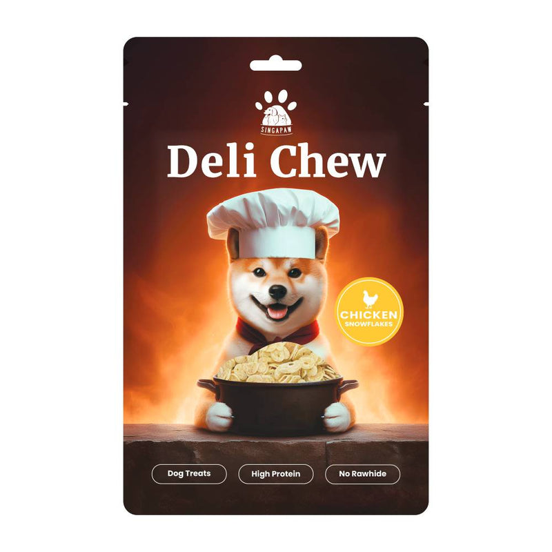 Singapaw Dog Deli Chew Chicken Snowflakes 100g