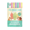Singapaw Dogs & Cats Treats Freeze Dried Ice Cream Cone Kiwi 48g