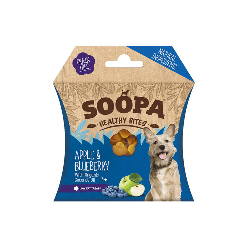 Soopa Dog Healthy Bites Grain Free Apple & Blueberry 50g