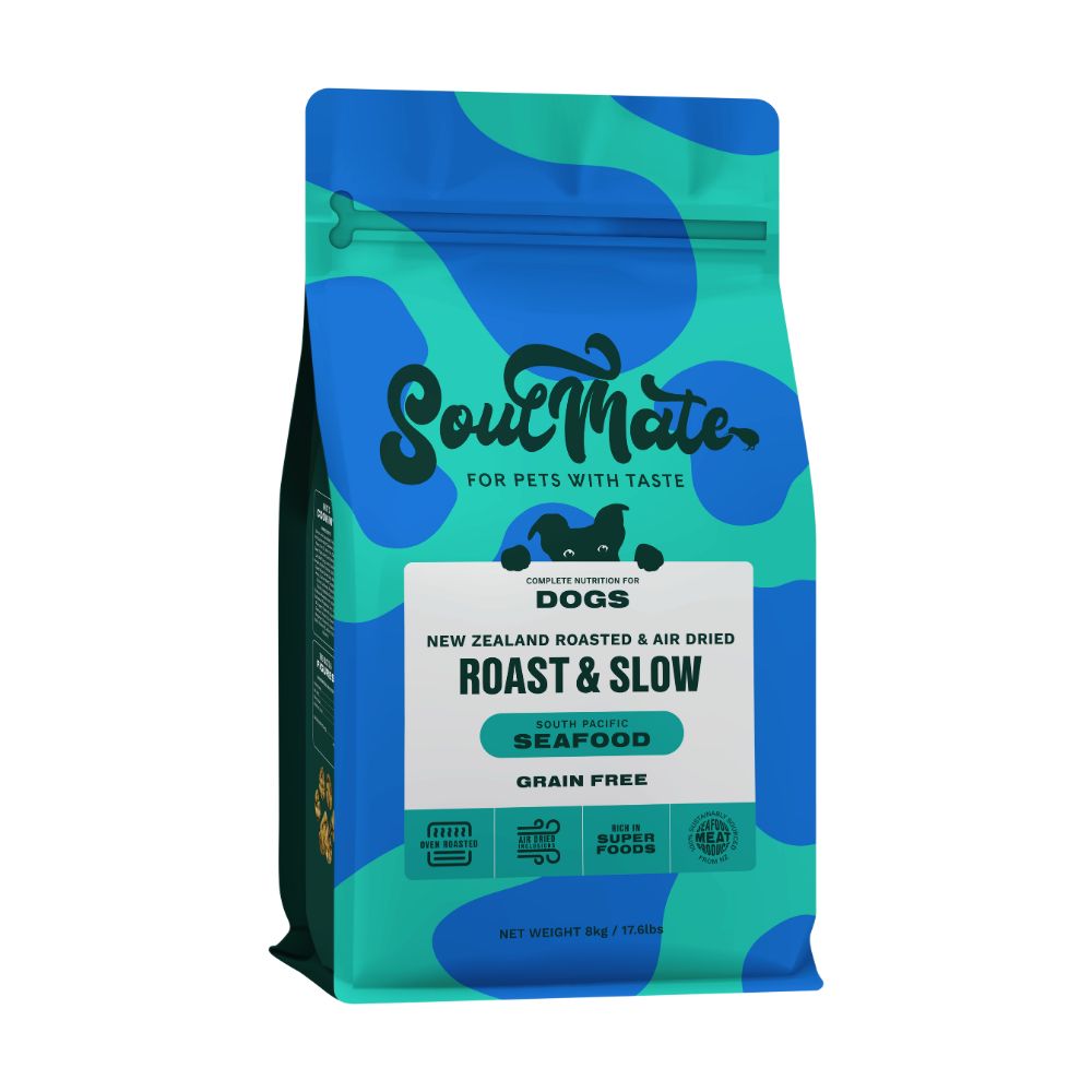 SoulMate Dog Roasted & Air Dried Roast & Slow South Pacific Seafood 8k