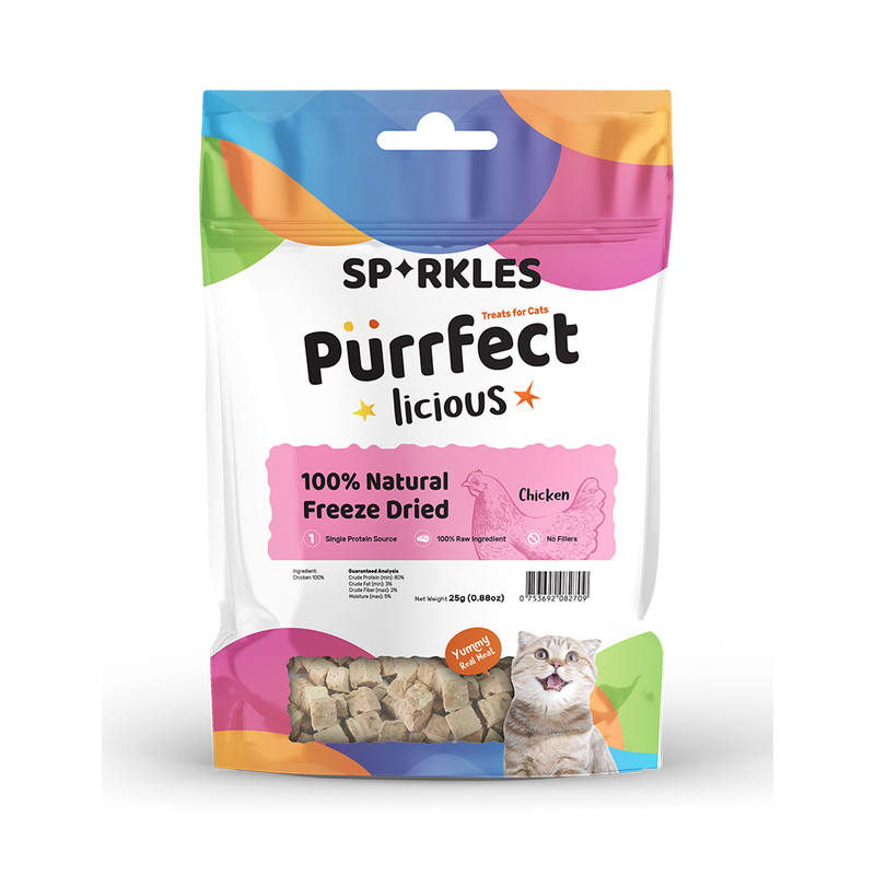 Sparkles Cat Purrfectlicious Freeze-Dried Chicken 25g
