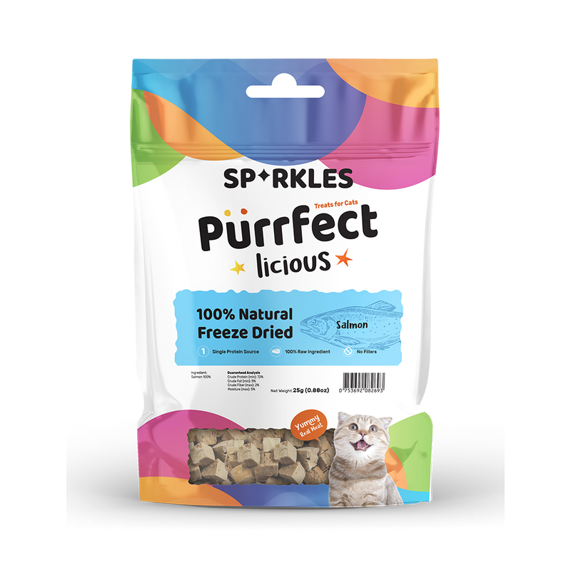 Sparkles Cat Purrfectlicious Freeze-Dried Salmon 25g