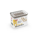 Stefanplast SnackBox Rectangular Airtight White & Light Dove Grey 1.2L