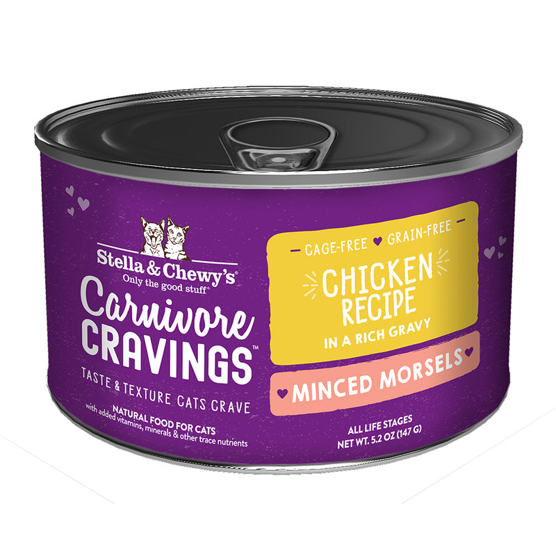 Stella & Chewy's Cat Carnivore Cravings Minced Morsels Chicken 5.2oz