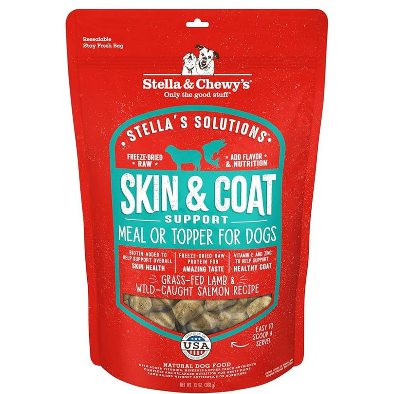 Stella & Chewy's Dog Stella's Solutions Skin & Coat Boost - Grass-Fed Lamb & Wild Caught Salmon 13oz