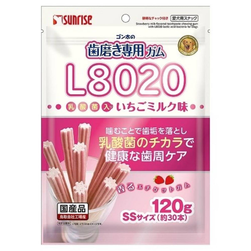 Sunrise Dog Strawberry Milk Flavour with LAB Dental Treats 120g (SHG-076)