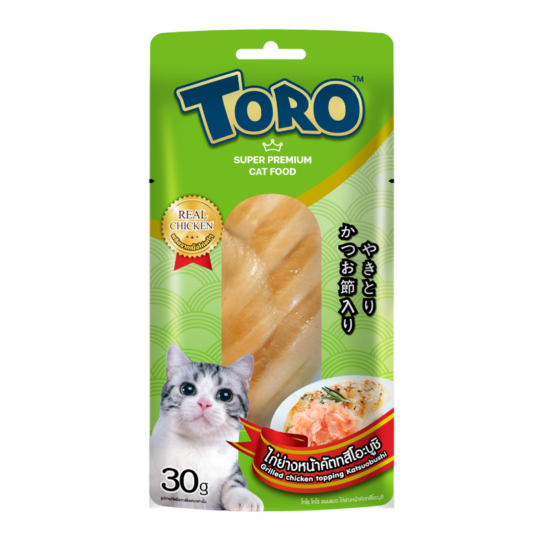 Toro Cat Treat Super Premium Grilled Chicken Topping Katsuobushi 30g