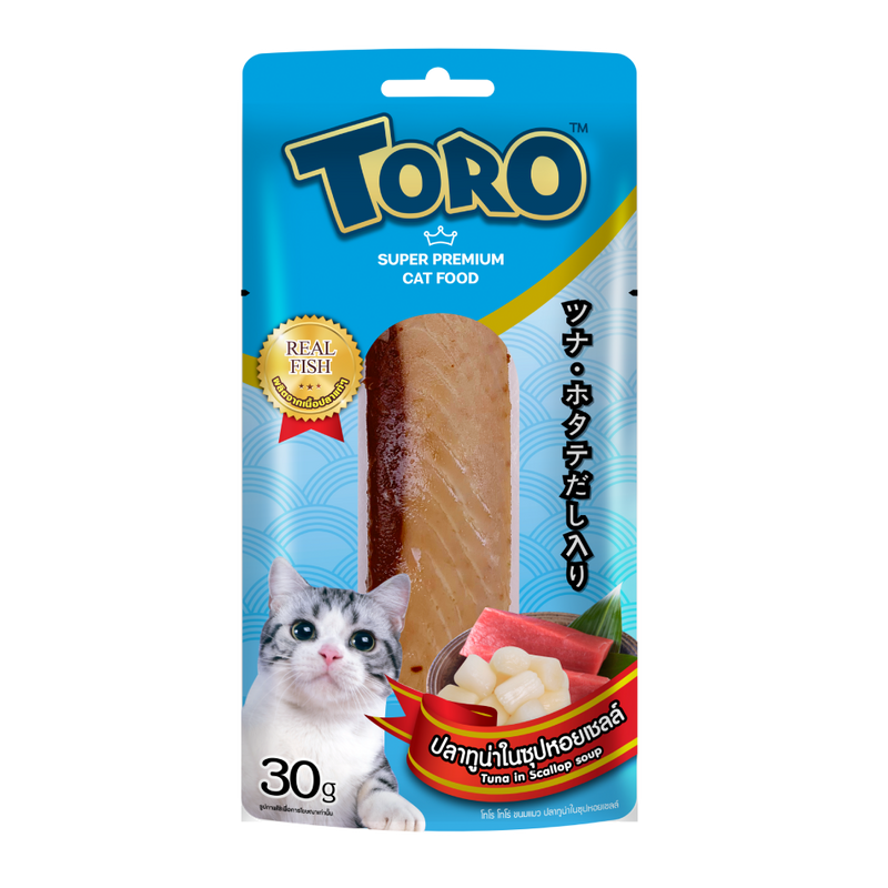 Toro Cat Treat Super Premium Tuna In Scallop Soup 30g