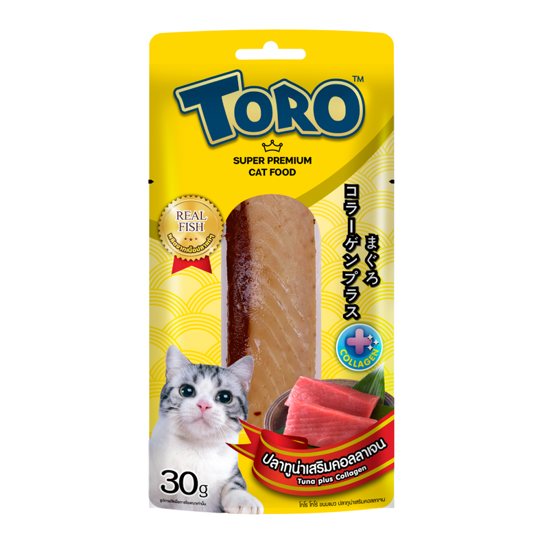 Toro Cat Treat Super Premium Tuna Plus Collagen 30g