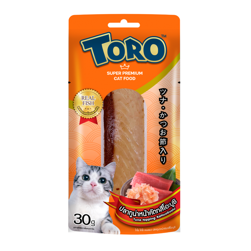 Toro Cat Treat Super Premium Tuna Topping Katsuobushi 30g