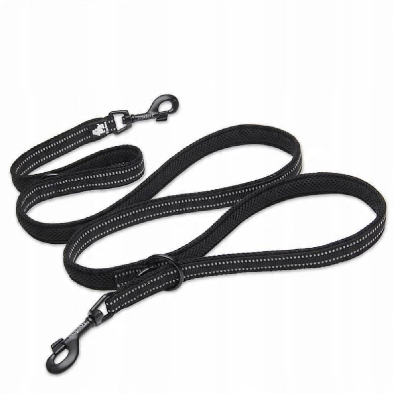 Truelove Dual Clasp Leash Black L 2.5cm x 200cm