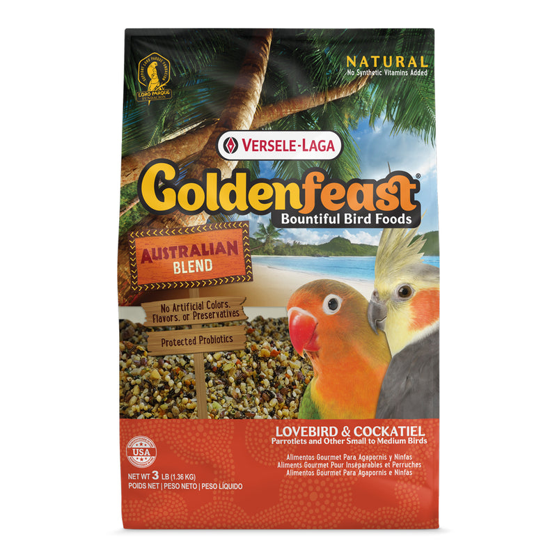 Versele-Laga Golden Feast Australian Blend for Small to Medium Birds 1.36kg