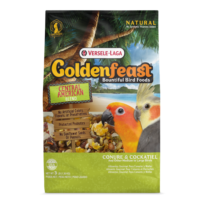 Versele-Laga Golden Feast Central American Blend for Medium to Large Birds 1.36kg