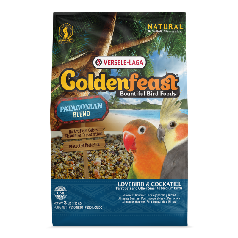 Versele-Laga Golden Feast Patagonian Blend for Small to Medium Birds 1.36kg