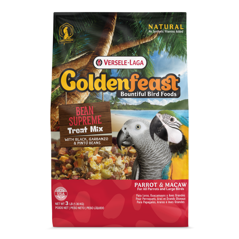 Versele-Laga Golden Feast Treat Mix Bean Supreme for All Parrots & Large Birds 1.36kg