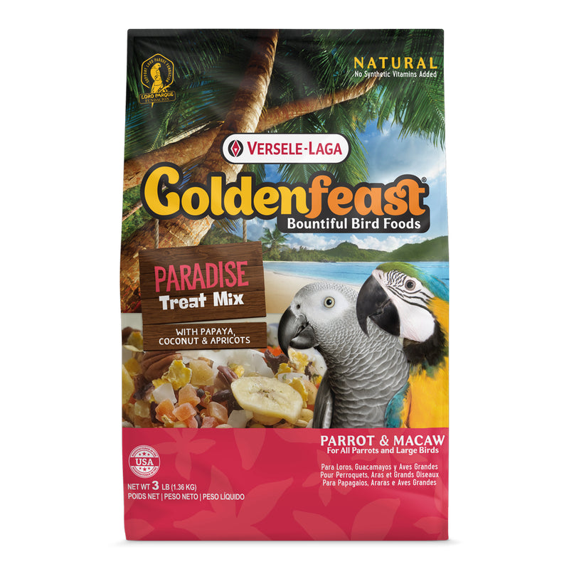 Versele-Laga Golden Feast Treat Mix Paradise for All Parrots & Large Birds 1.36kg