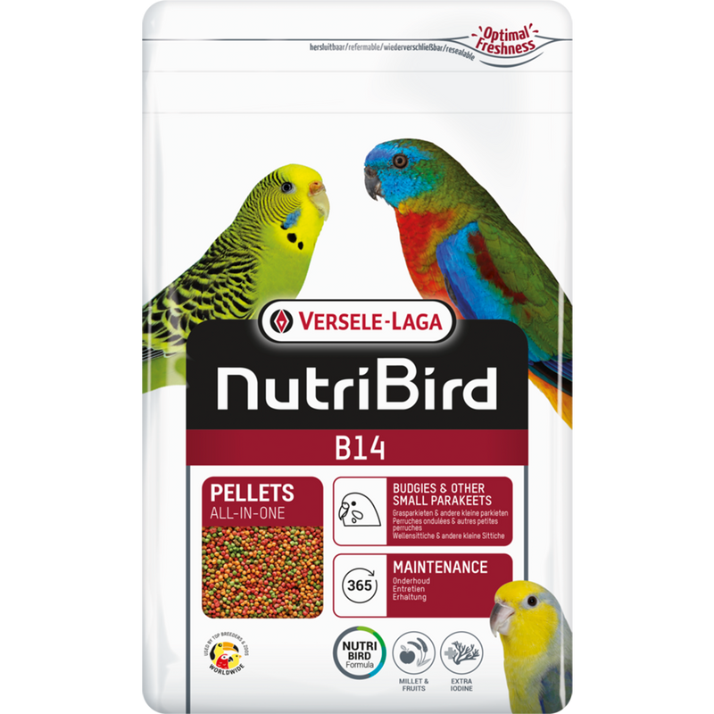 Versele-Laga NutriBird B14 Pellets - Budgies & Other Small Parakeets 800g